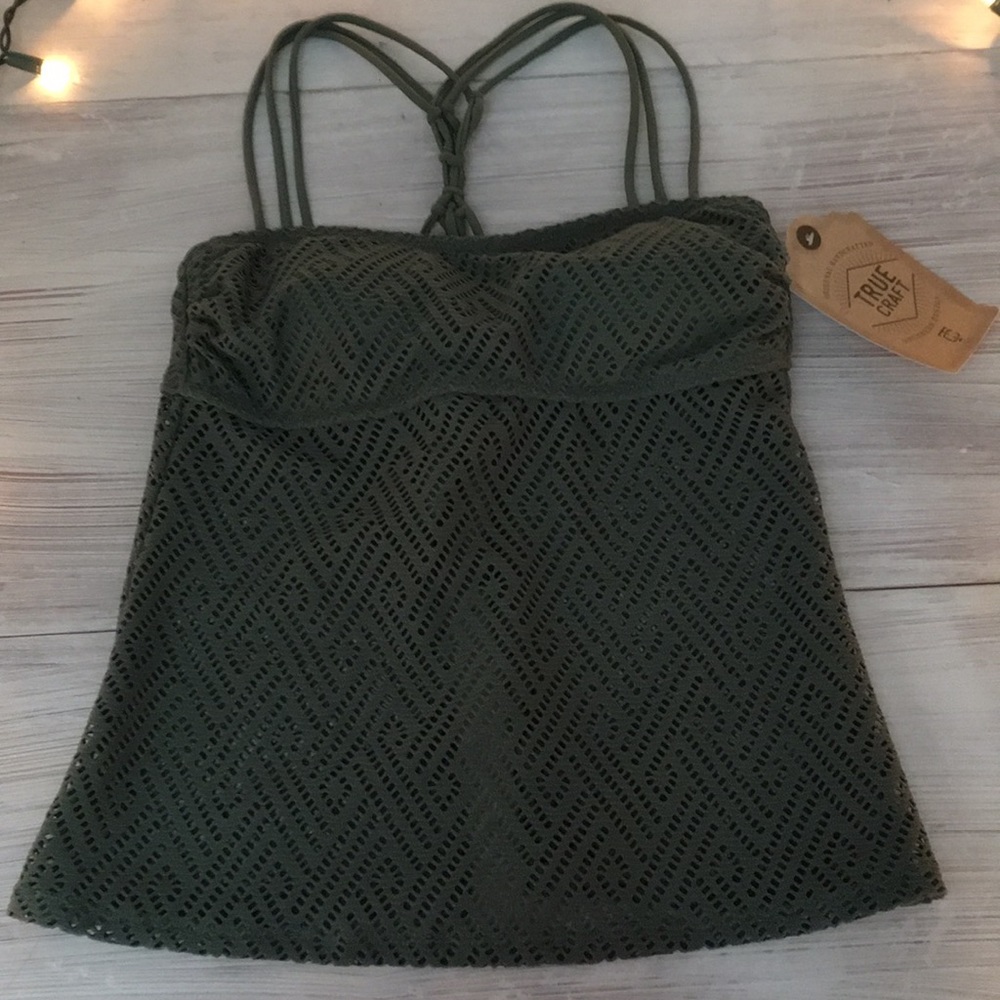 Olive Tankini Top